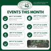A calendar of events for the Wareham Land Trust in September, Sept 1: 10am-12pm Tuesday Trail Day at Follo-Beecher Woods Sept 3: 10am-12pm Art in Plein Air at Birch Island and Horseshoe Mill Conservation Area Sept 9: 10am-11:30pm Wednesday Walk at Minot Forest led by Board of Advisors Tom Kinsky Sept 15th: 10am-12pm Tuesday Trail Day at Tweedy and Barnes Preserve Sept 17th: 10am-12pm Art in Plein Air at Marks Cove Vista Sept 22nd: 10am-12pm Tuesday Trail Day at Tweedy and Barnes Preserve Sept 29th: 10am-12p